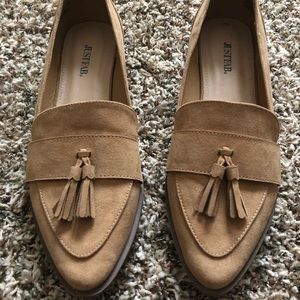 Just fab Tan work or casual shoes